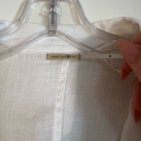 maxstudio.com linen blazer medium - Picture 2 of 3